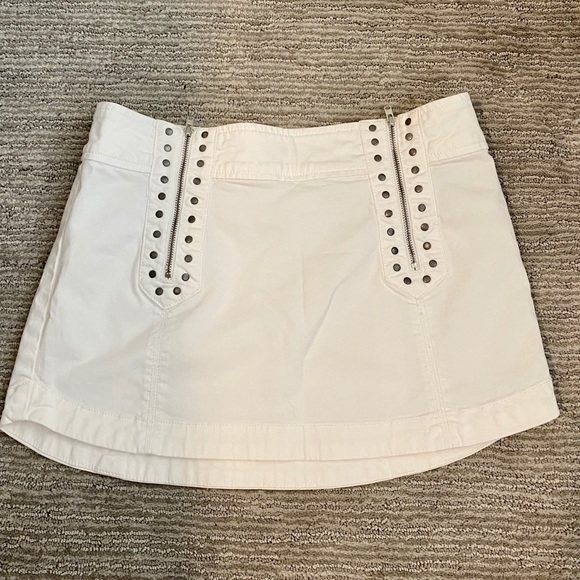 White Free People mini skirt - Picture 2 of 5